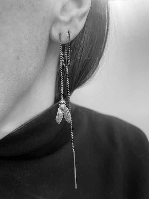 Fly Threader Earring