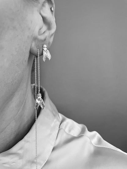 Fly Threader Earring